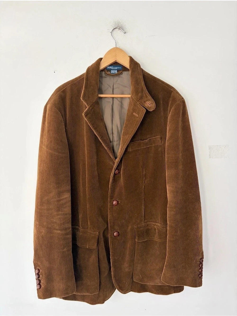 Polo by Ralph Lauren Brown Corduroy Jacket Size Large